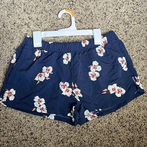 Patagonia Navy Beach Floral Barely Baggies size S